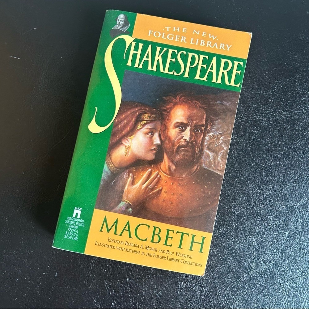 2 for $15 📚 Shakespeare's Macbeth Book Re-edited Edition